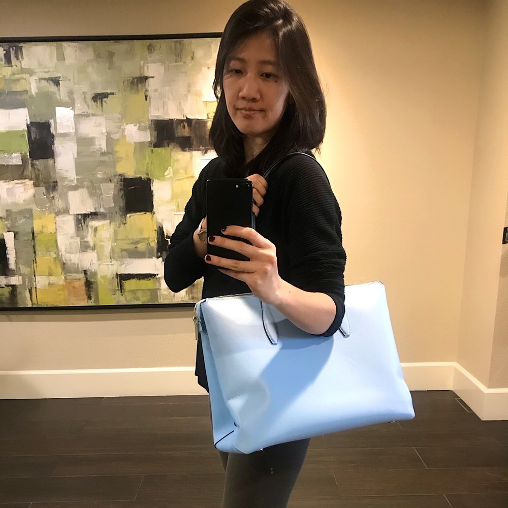 Kate Spade - EUC All Day Zip Top Tote (Large) - Celeste Blue